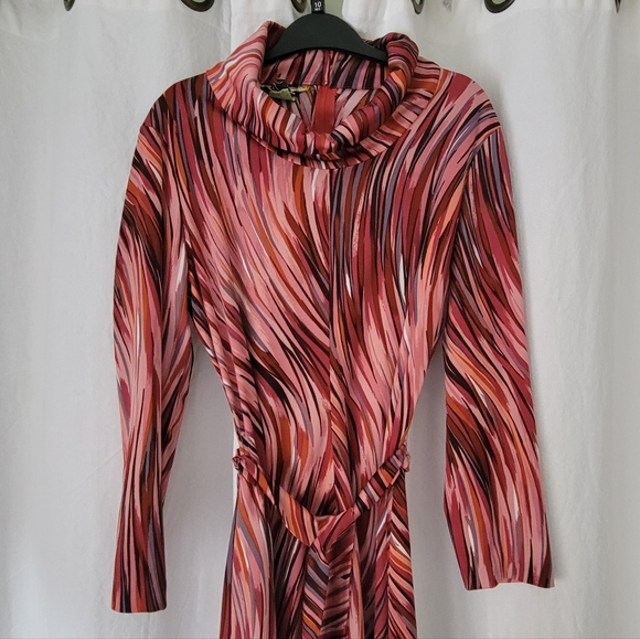 Vintage 70s Cowl Neck Dress - Picture 2 of 10